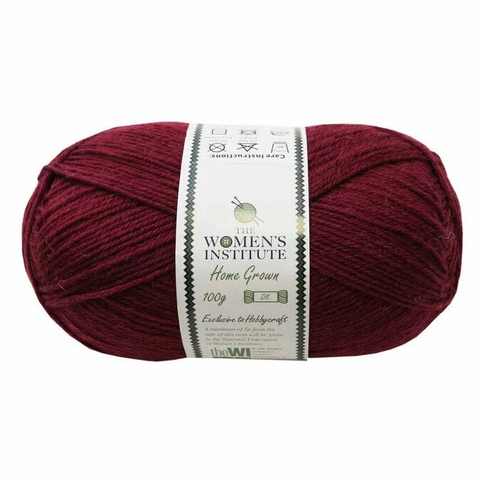 Hot Sale ???? The WI ???? Women's Institute Plum Home Grown DK Yarn 100g (783) ????