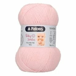 Promo ???? Patons Pale Pink Fairytale Fab 4 Ply Yarn 50g ⭐