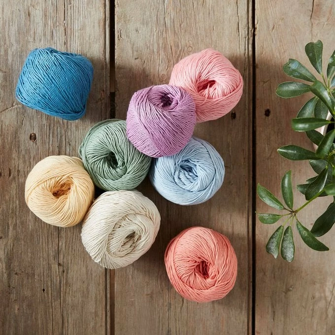 Flash Sale ???? Knitcraft Pink It's Only Natural Light DK Yarn 50g ✨ - Image 5