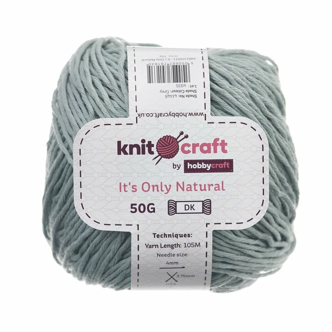 Best reviews of ???? Knitcraft Grey It's Only Natural Light DK Yarn 50g ????