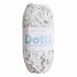 Coupon ???? James C Brett Grey Spot Dotti DK Yarn 50g ⭐
