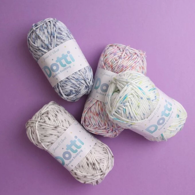 Coupon ???? James C Brett Grey Spot Dotti DK Yarn 50g ⭐ - Image 3