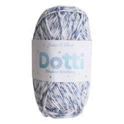 Cheapest ???? James C Brett Blue Spot Dotti DK Yarn 50g ????