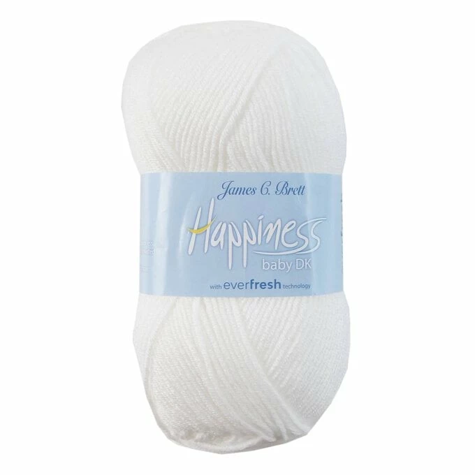 Coupon ???? James C Brett White Happiness DK Yarn 100g ????