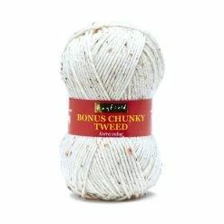 New ???? Sirdar Hayfield Oyster Bonus Chunky Tweed Yarn 100g ????