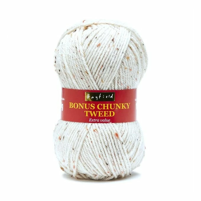 New ???? Sirdar Hayfield Oyster Bonus Chunky Tweed Yarn 100g ????