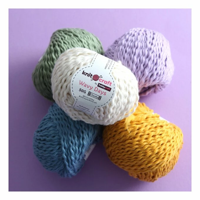 Best deal ???? Knitcraft Denim Wavy Days Yarn 50g ???? - Image 3
