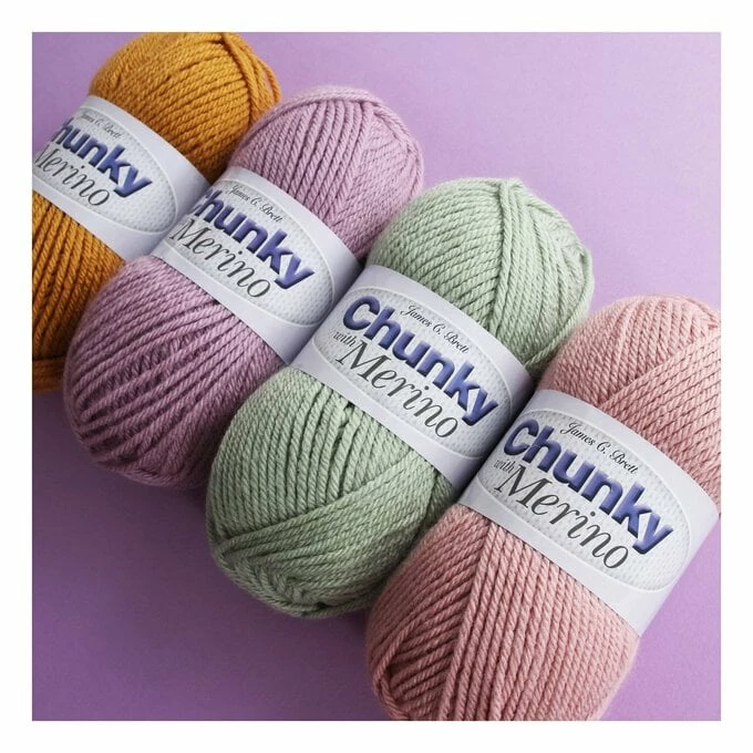 Discount ???? James C Brett Mustard Chunky With Merino 100g ⌛ - Image 3