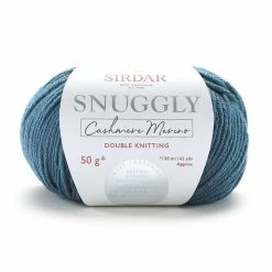 Best Pirce ???? Sirdar Teal Snuggly Cashmere Merino DK Yarn 50g ✔️