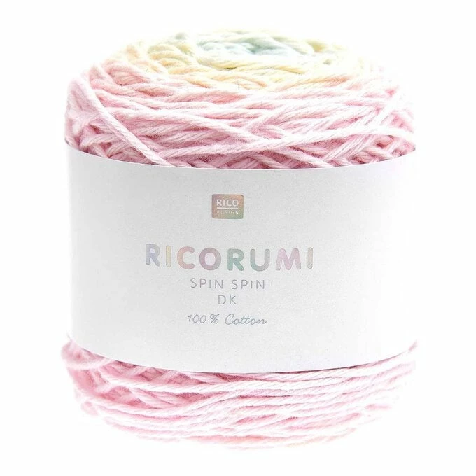 Best Pirce ???? Rico Design Rico Pastel Rainbow Ricorumi Spin Spin DK Yarn 50g ????