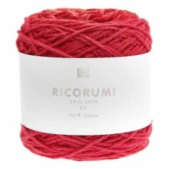 Promo ???? Rico Design Rico Red Ricorumi Spin Spin DK Yarn 50g ❤️
