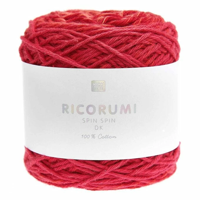 Promo ???? Rico Design Rico Red Ricorumi Spin Spin DK Yarn 50g ❤️